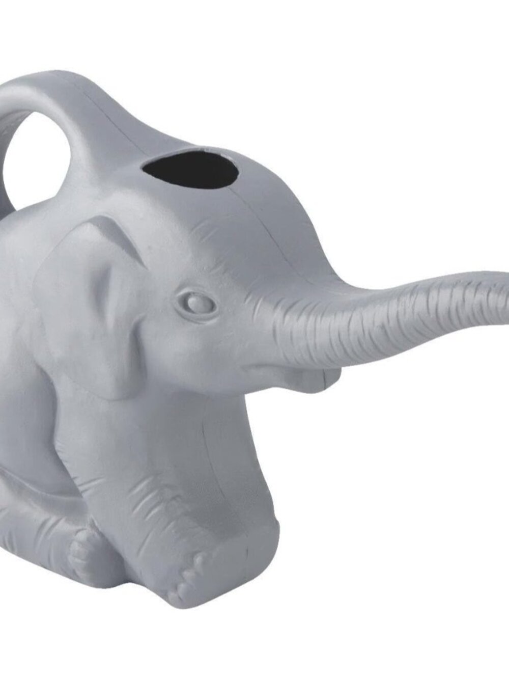 63182 Elephant Watering Can, 2 Quarts, Gray
